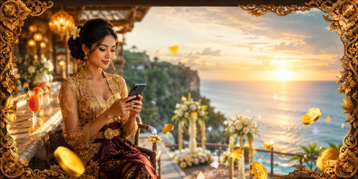 Suasana pantai dengan nuansa bonus VIP dan hadiah eksklusif